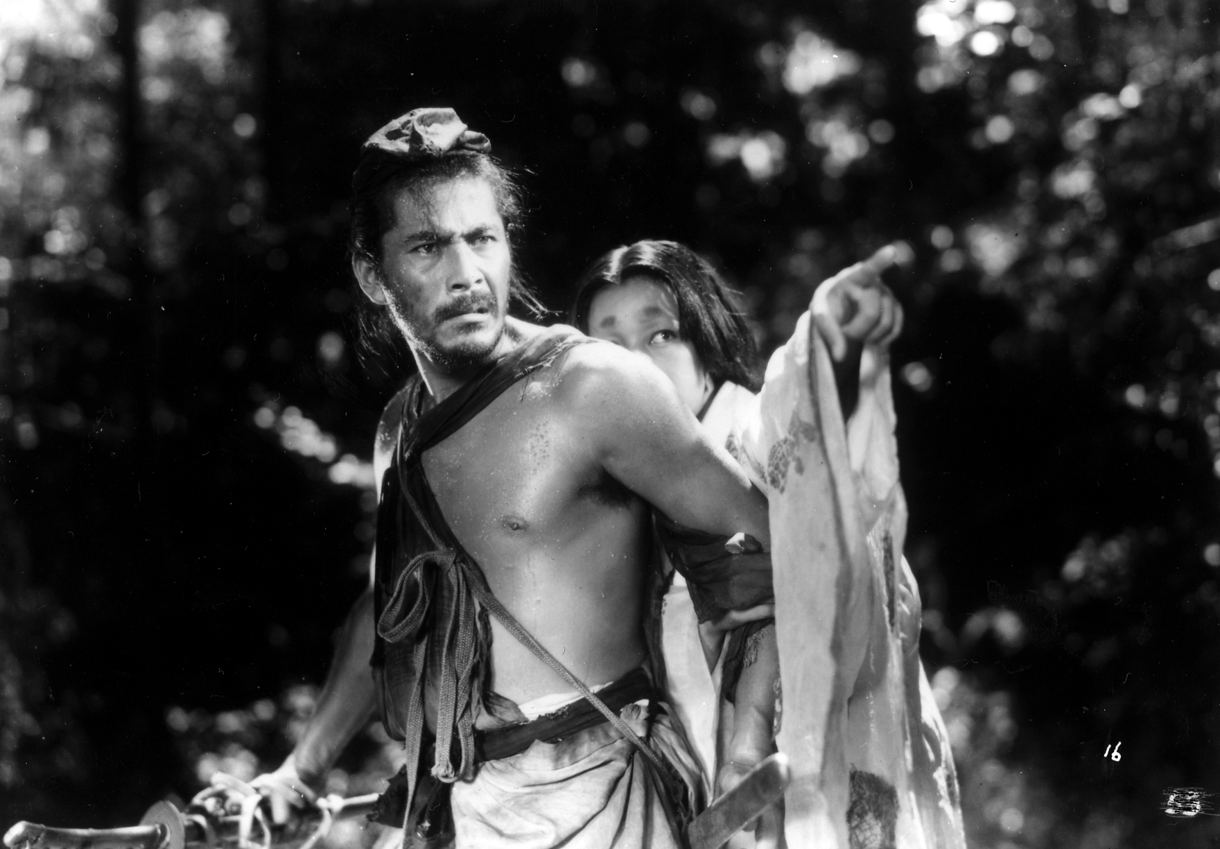 Un fotogramma dal film "Rashomon"