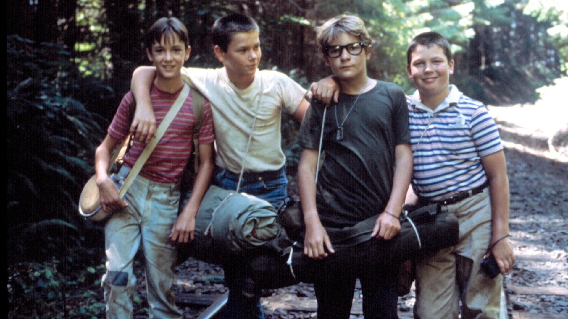 Un fotogramma dal film "Stand by Me - Ricordo di un'estate"